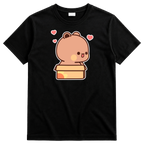 Playeras para Parejas Bubu & Dudu en su Cajita | Match Kawaii (Incluye 2 Playeras)