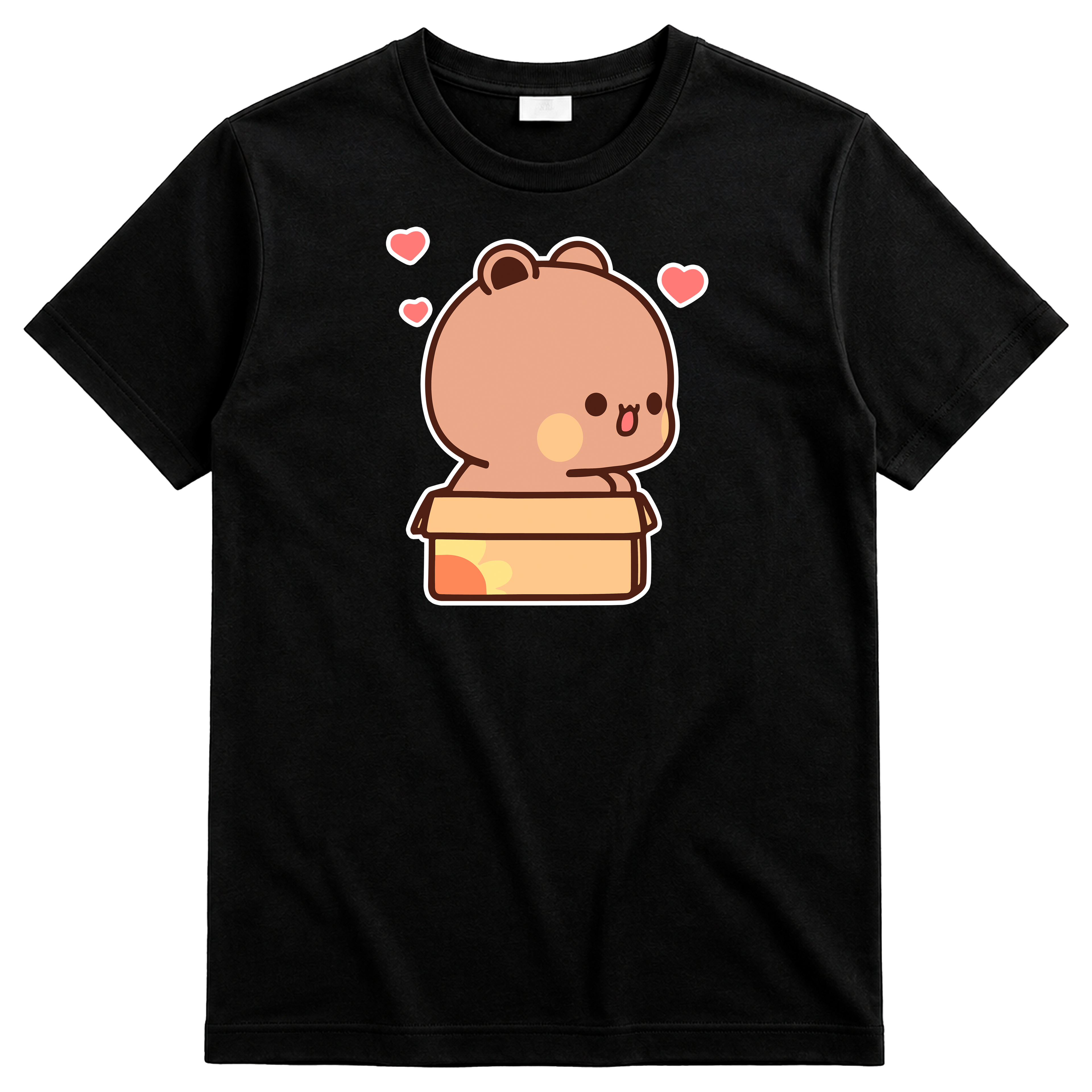 Playeras para Parejas Bubu & Dudu en su Cajita | Match Kawaii (Incluye 2 Playeras)