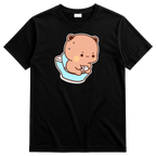Playeras para Parejas Bubu & Dudu en el Baño | Match Divertido Kawaii (Incluye 2 Playeras)