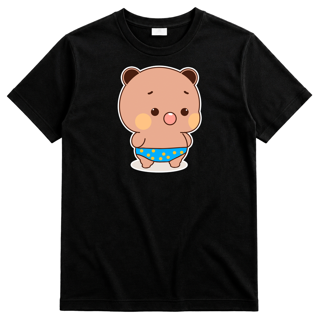 Playeras para Parejas Bubu & Dudu con Traje de Baño | Match Kawaii de Verano (Incluye 2 Playeras)