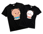 Playeras para Parejas Bubu & Dudu con Traje de Baño | Match Kawaii de Verano (Incluye 2 Playeras)