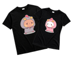 Playeras para Parejas Bubu & Dudu Héroes Espaciales | Match Kawaii (Incluye 2 Playeras)