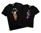 Playeras para Novios Goku & Milk | Match Dragon Ball para Parejas (Incluye 2 Playeras)