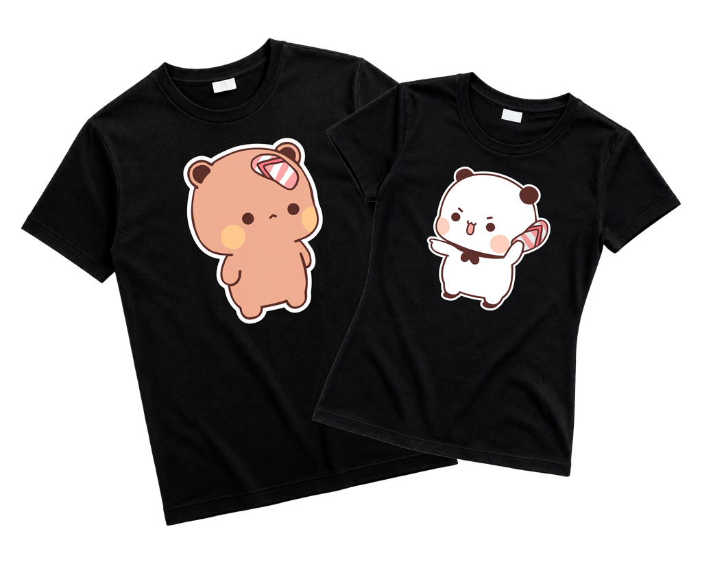 Playeras de Novios Bubu & Dudu | Match Ideal para Parejas (Incluye 2 Playeras)