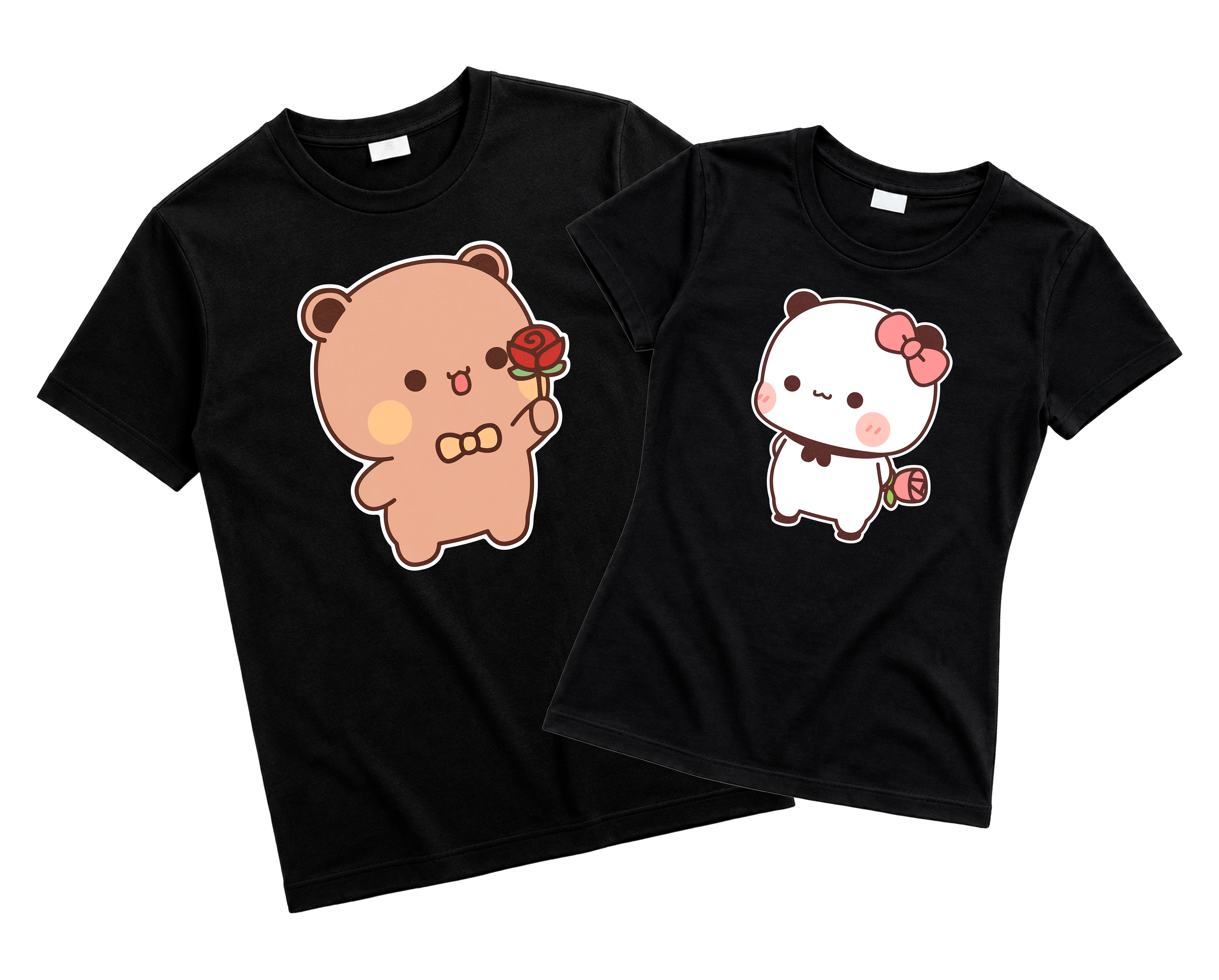 Playeras para Novios Bubu & Dudu | Match Perfecto para Parejas (Incluye 2 Playeras)