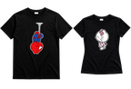 Playeras para Novios Spider-Man & Hello Kitty | Match para Parejas (Incluye 2 Playeras)