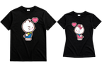 Playeras para Parejas Hello Kitty | Match Ideal para Novios (Incluye 2 Playeras)